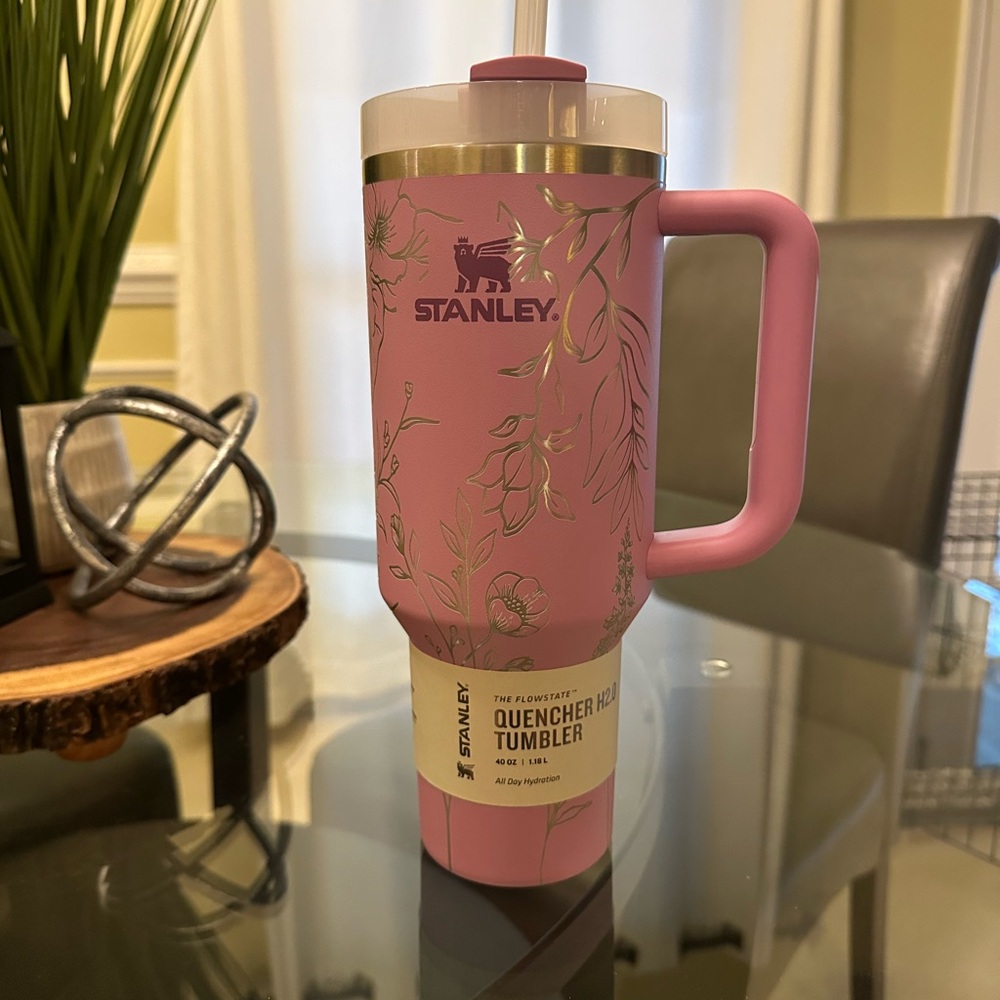 Stanley 40oz. Lilac Tumbler with Floral Design